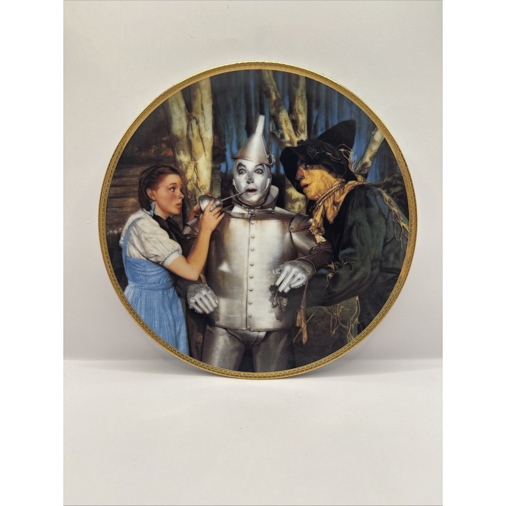 8.5" WIZARD OF OZ Commemorative Plate We're Off to See the Wizard 1988 50th Anni